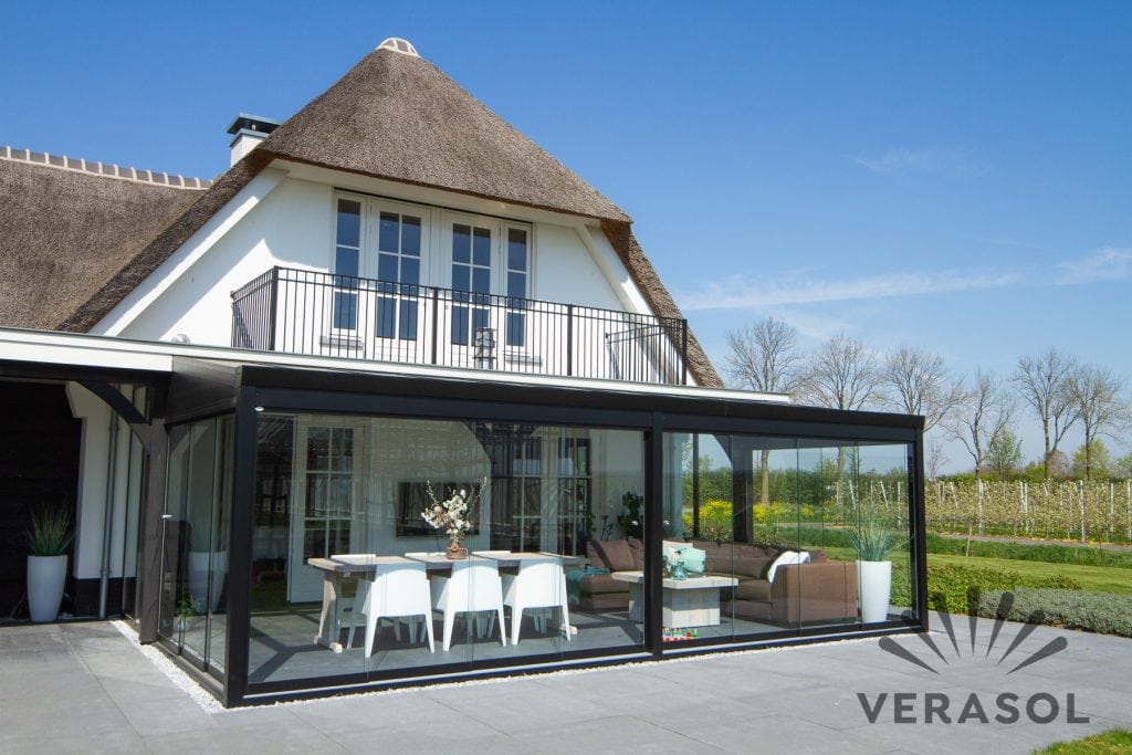 verasol overkapping met glas