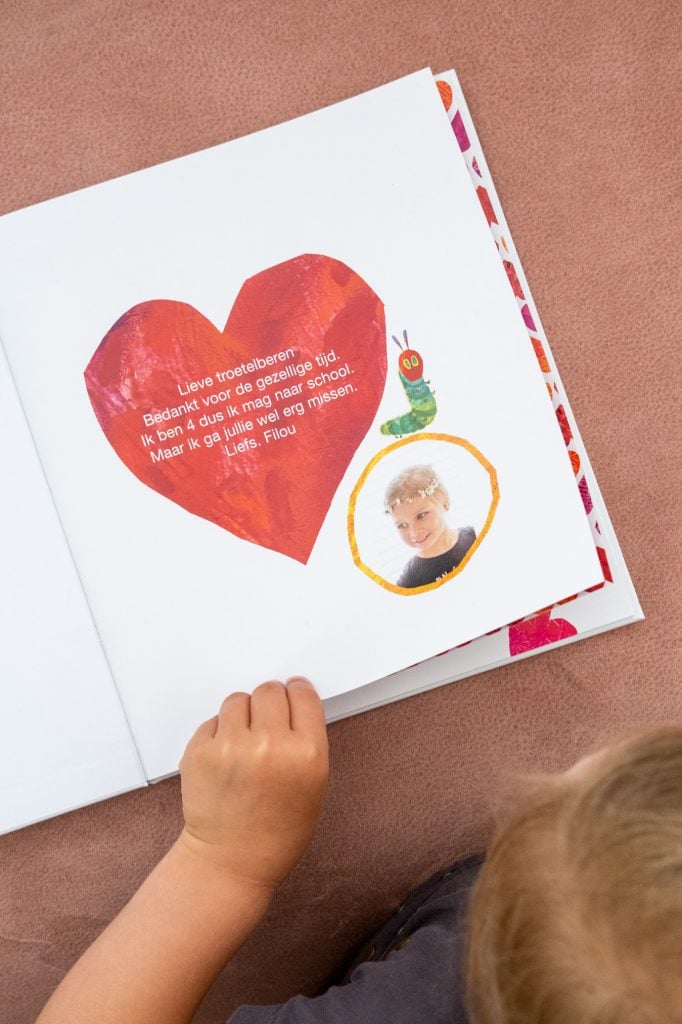 gepersonaliseerd boek voor juf