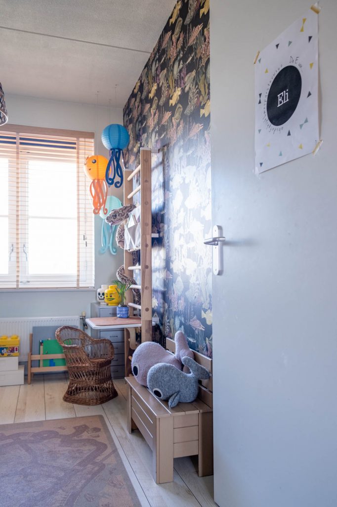 kinderkamer met thema oceaan