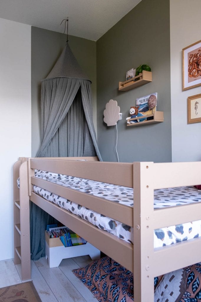 halfhoogslaper in kinderkamer thema oceaan