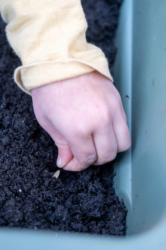 kunststof kweektafel op poten