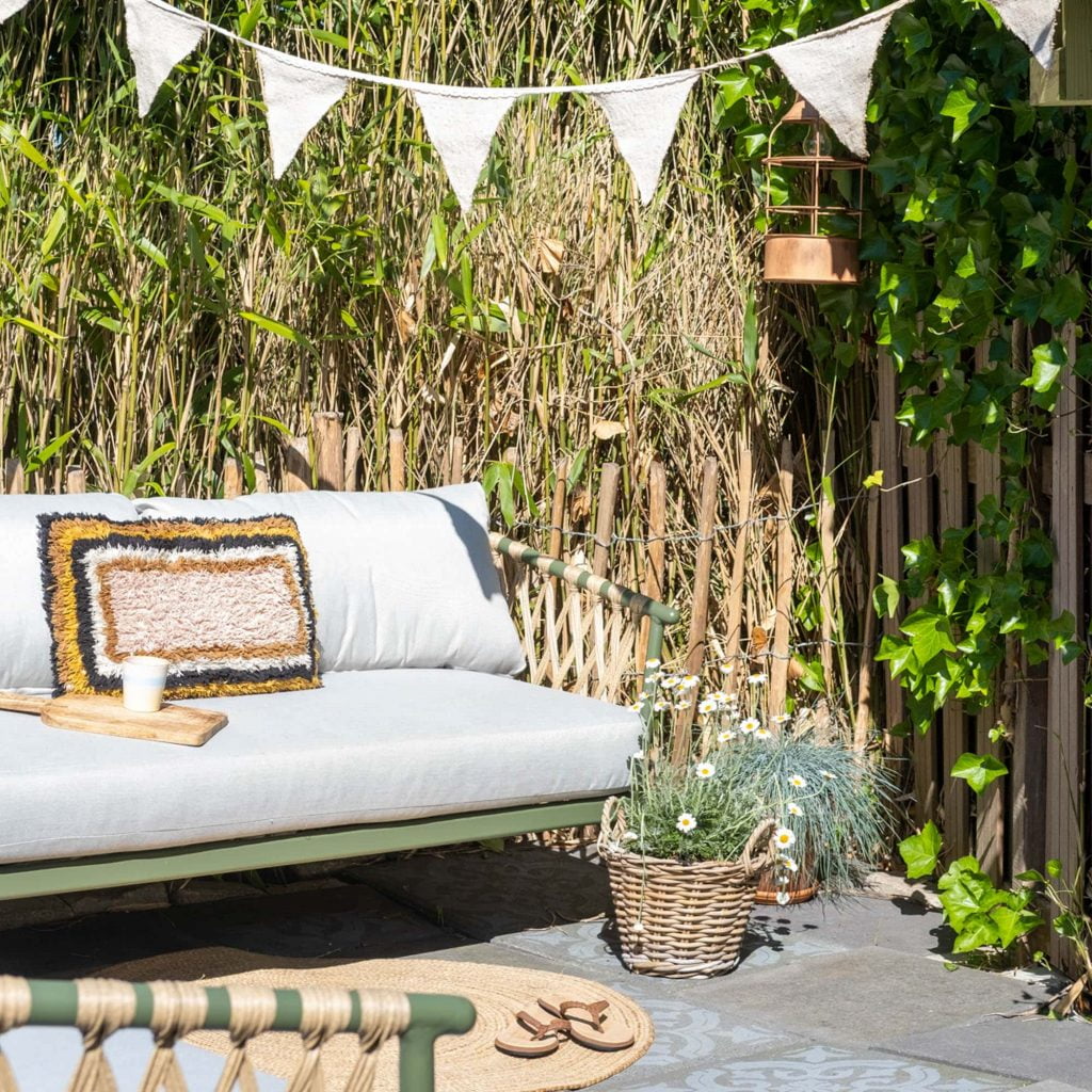 vakantie in eigen tuin