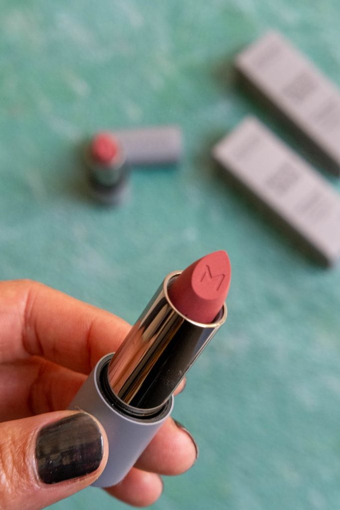 natuurlijke rode lippenstift