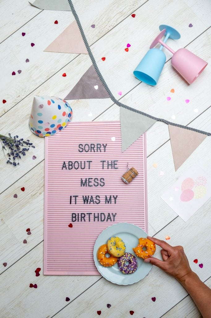 verjaardag party tekst