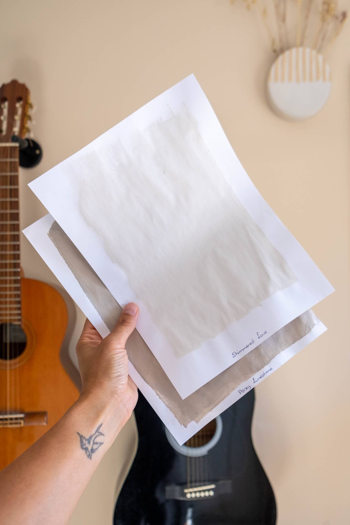 café Latte flexa kleurtester voorbeeld