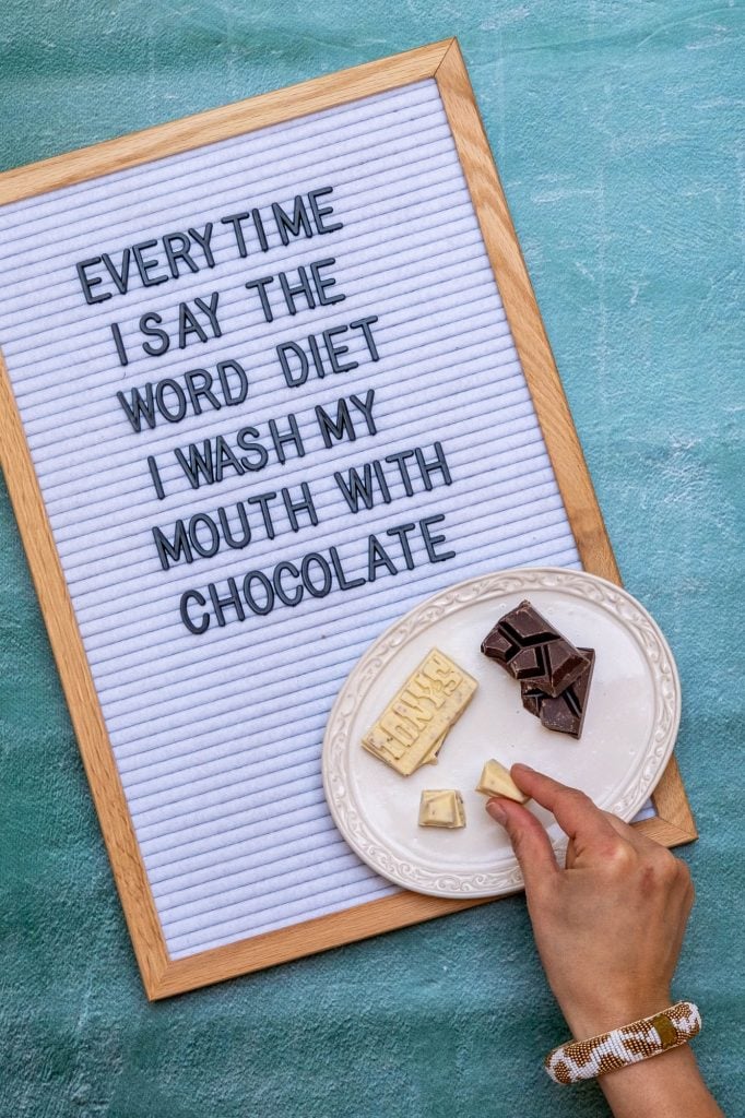 quotes over chocolade