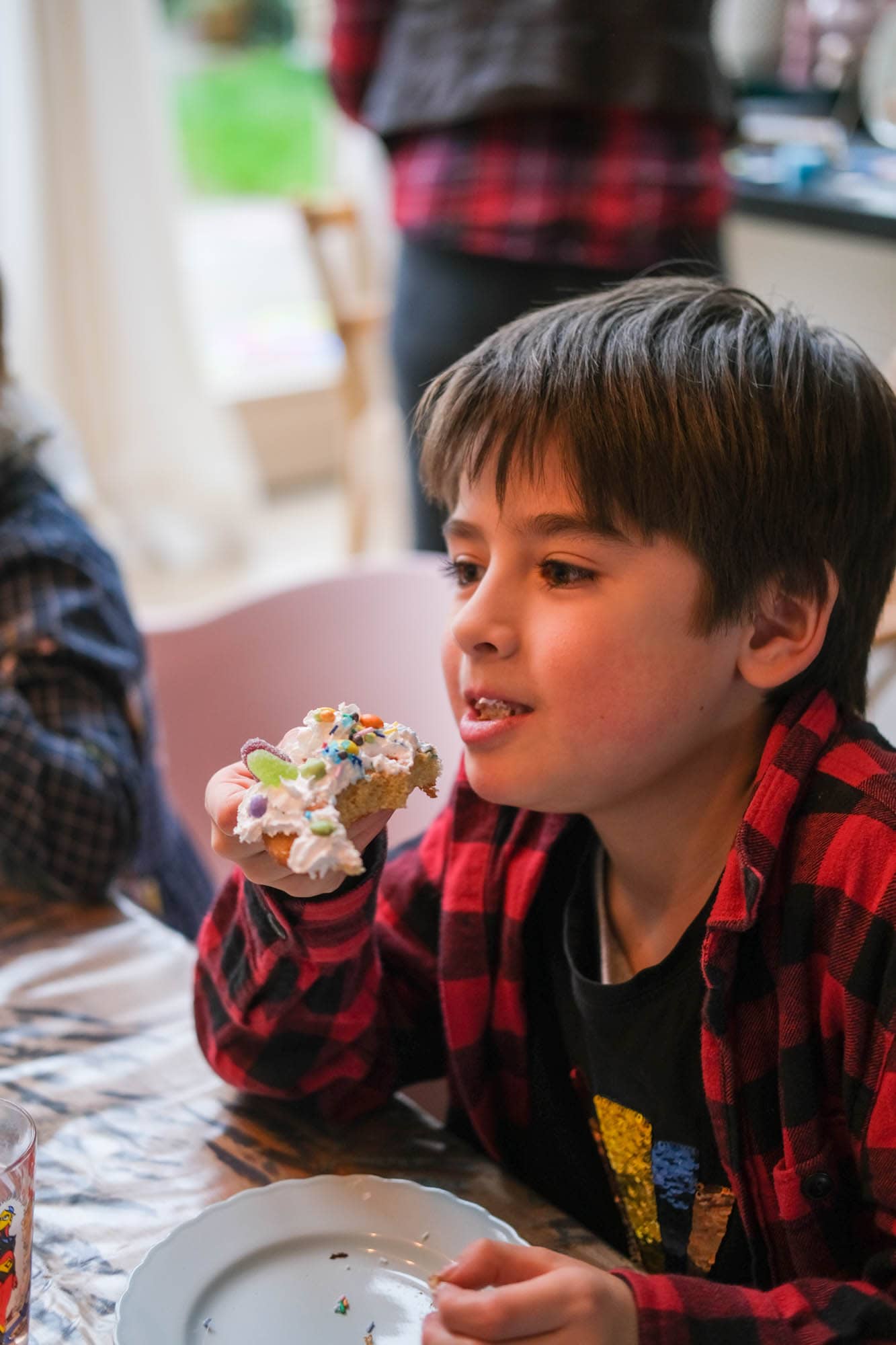 eierkoeken versieren partijtje