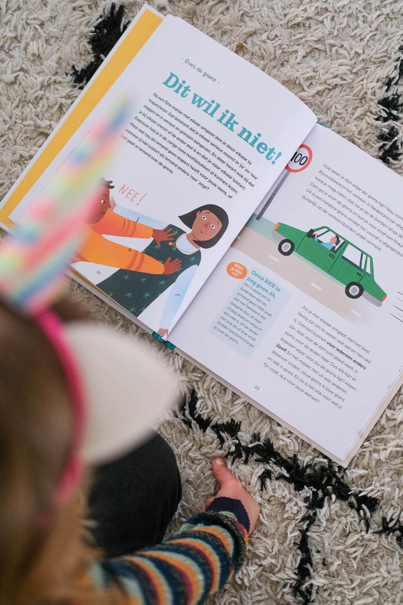 kinderen leren grenzen aangeven