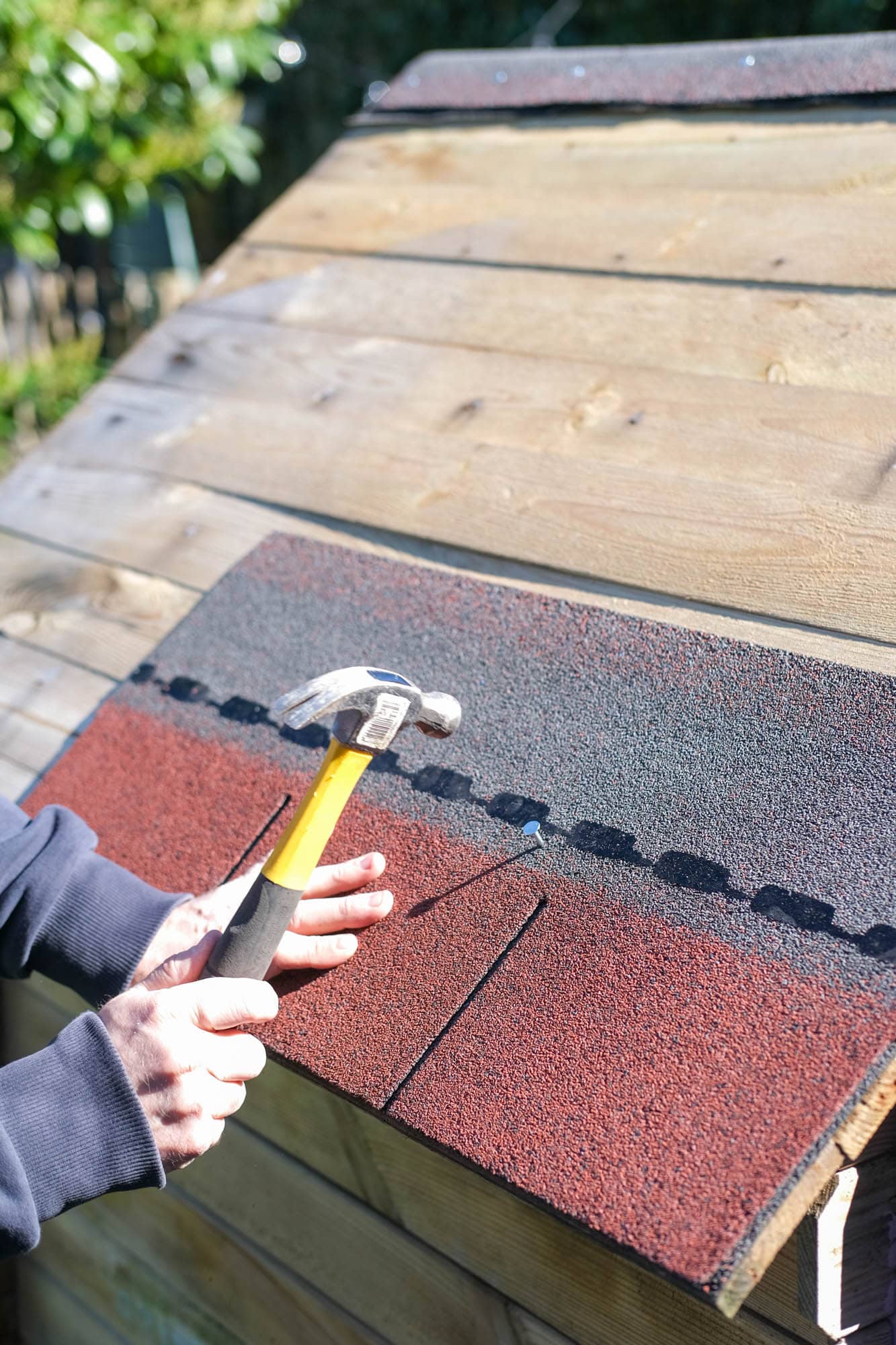 dak tuinhuisje maken