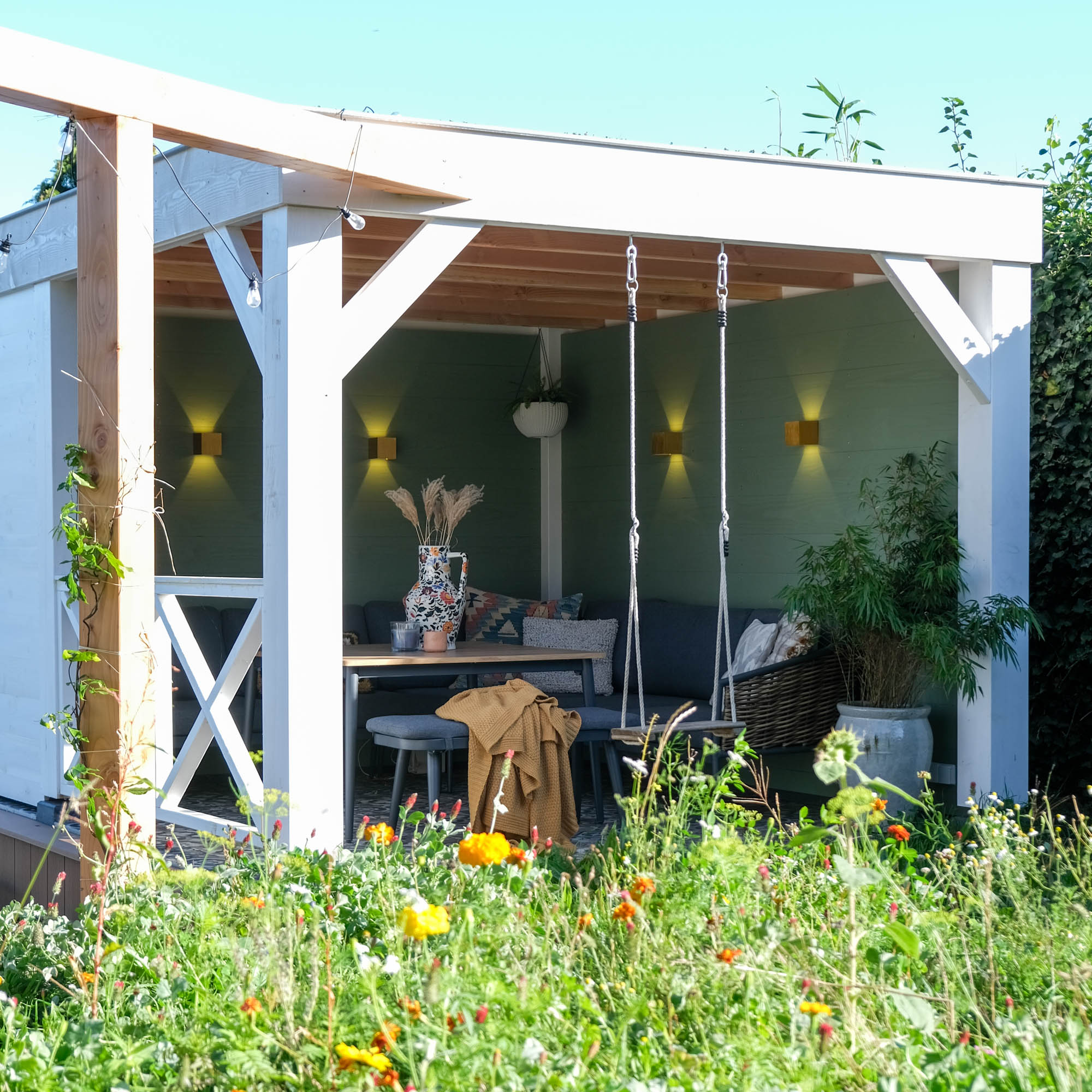 warme tuin zonder heater