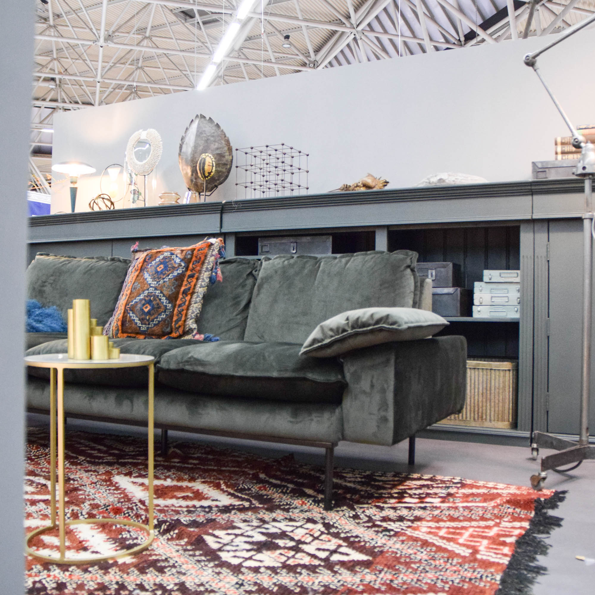 warm industrieel interieur