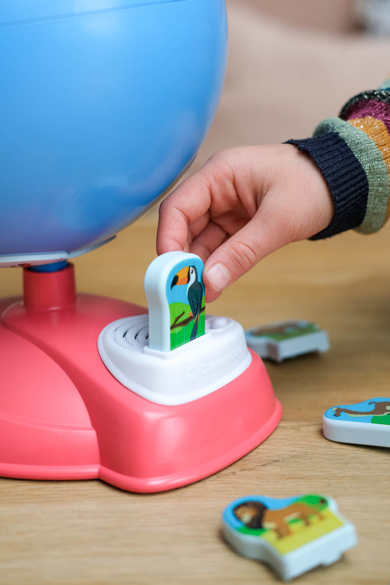 interactieve wereldbol dieren