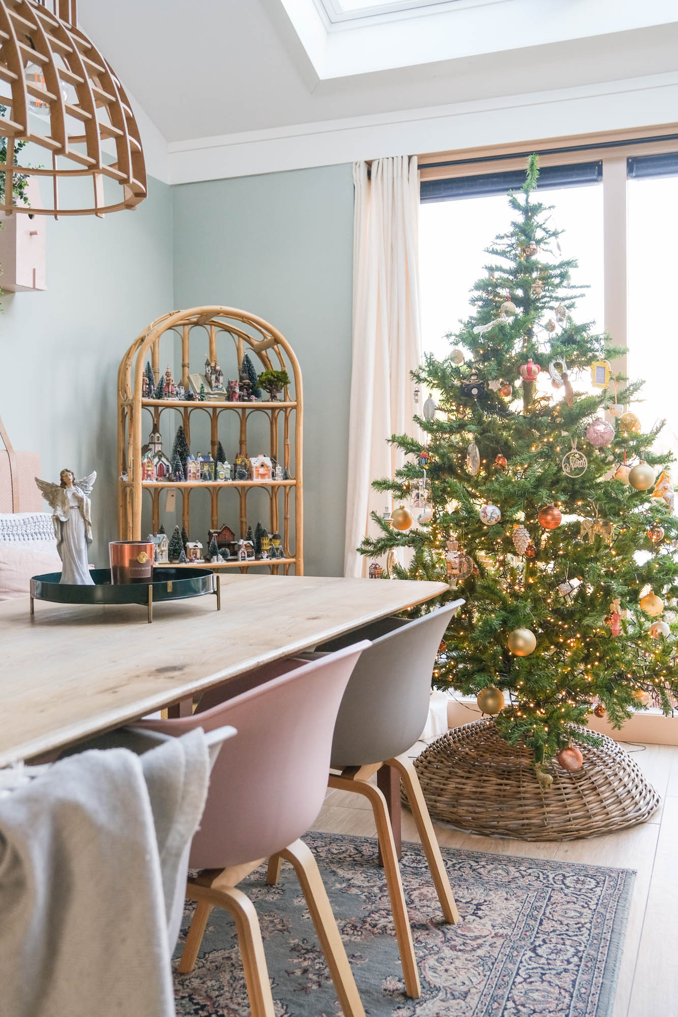 kerstboom in de keuken