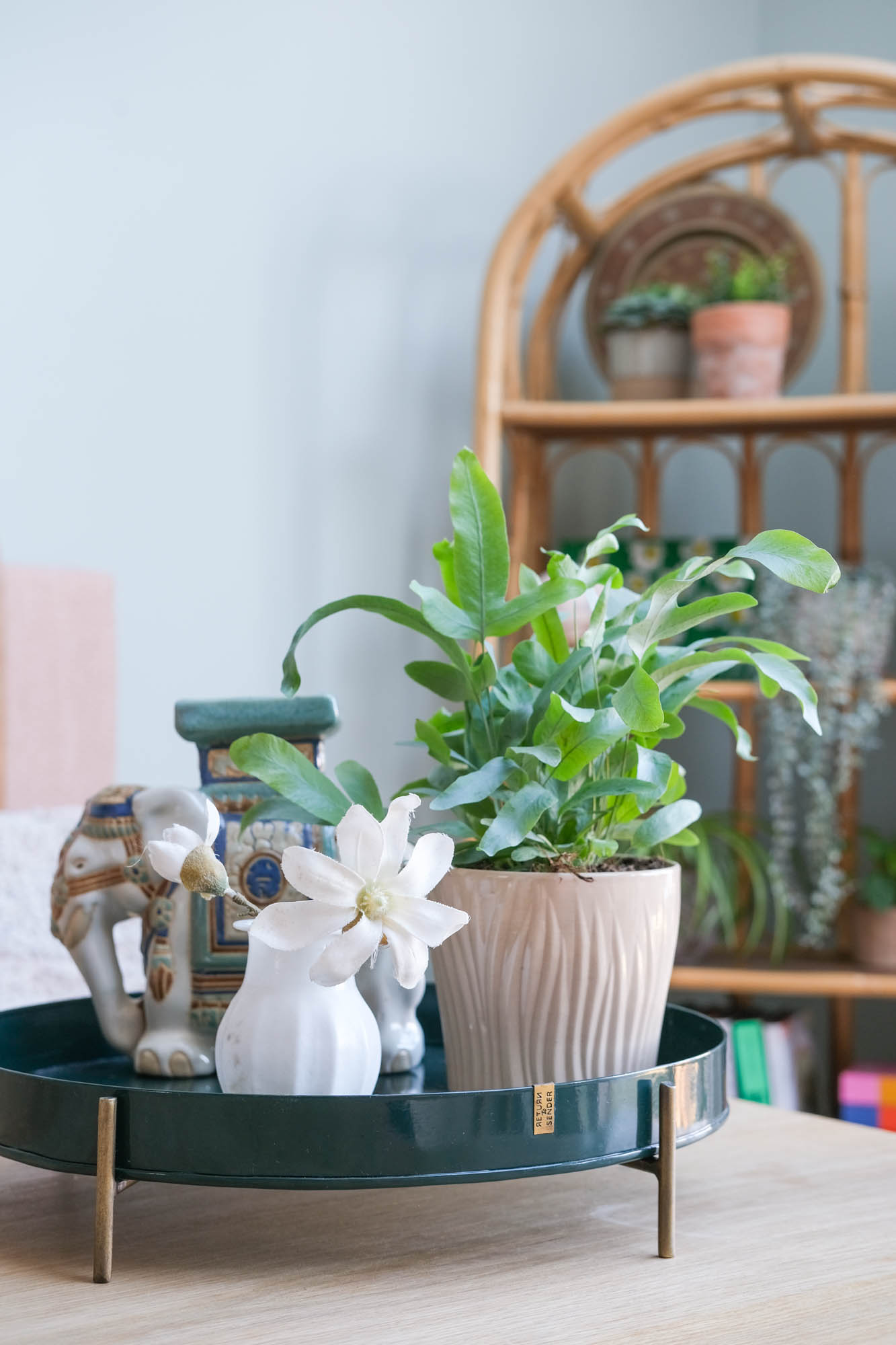 botanisch dienblad opmaken