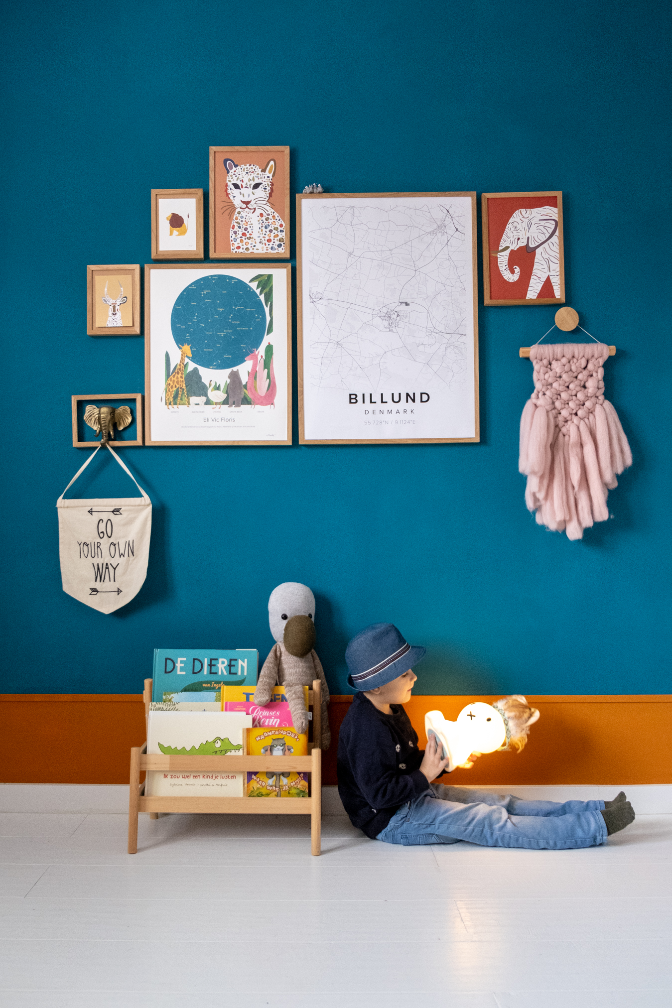 poster wall in de kinderkamer