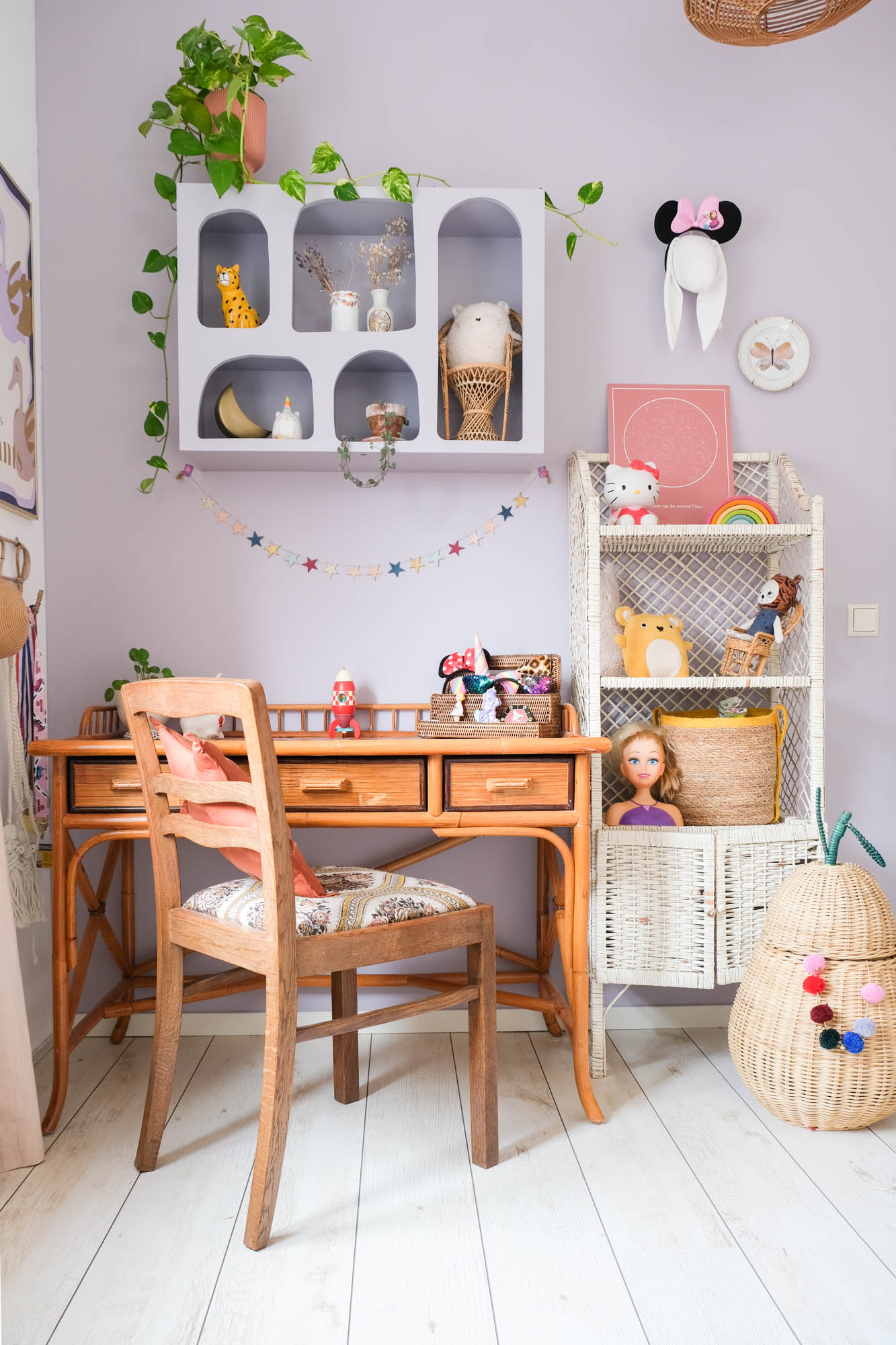 decoratie boven het bureau