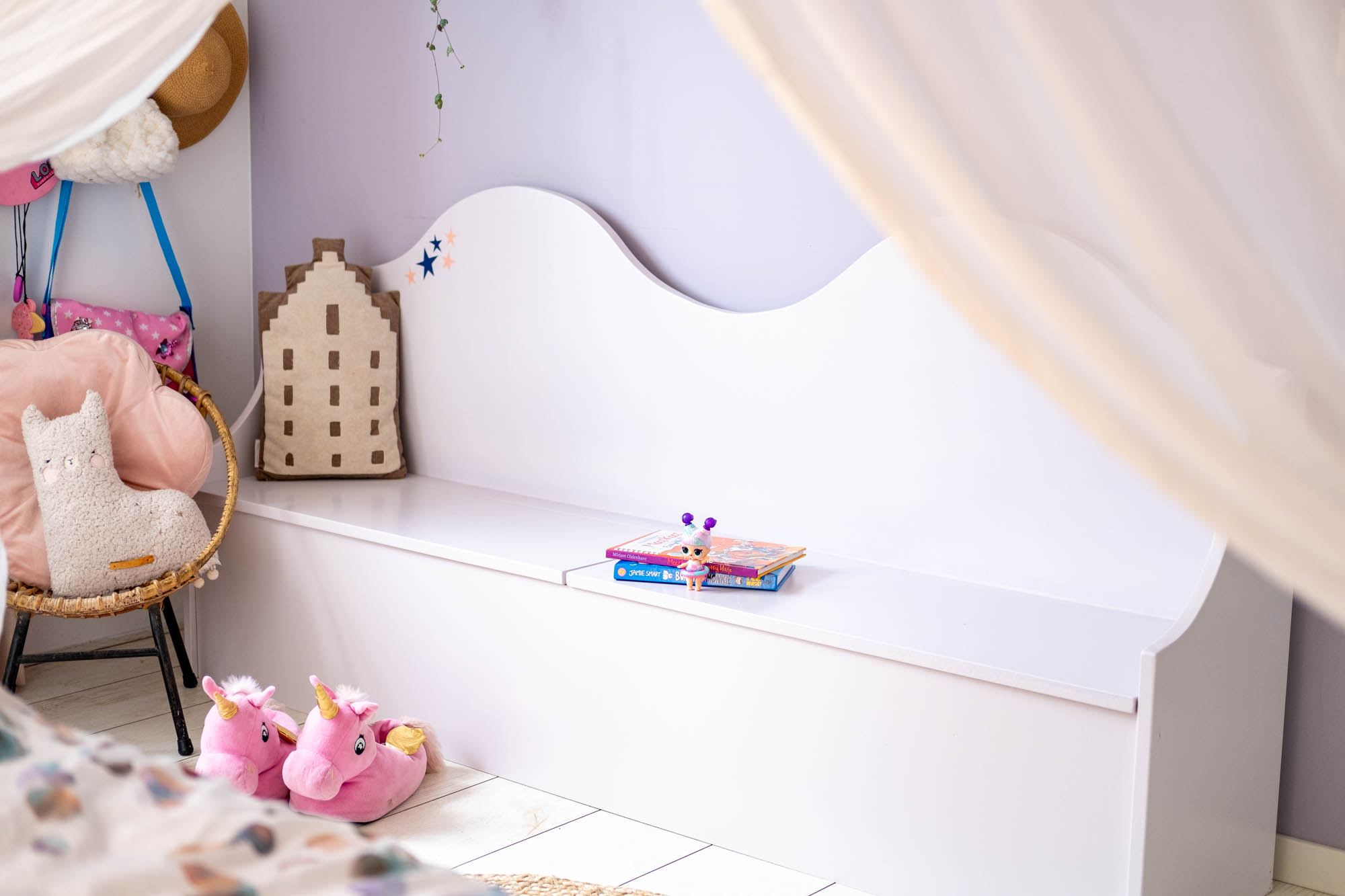 kleine klepbank schilderen